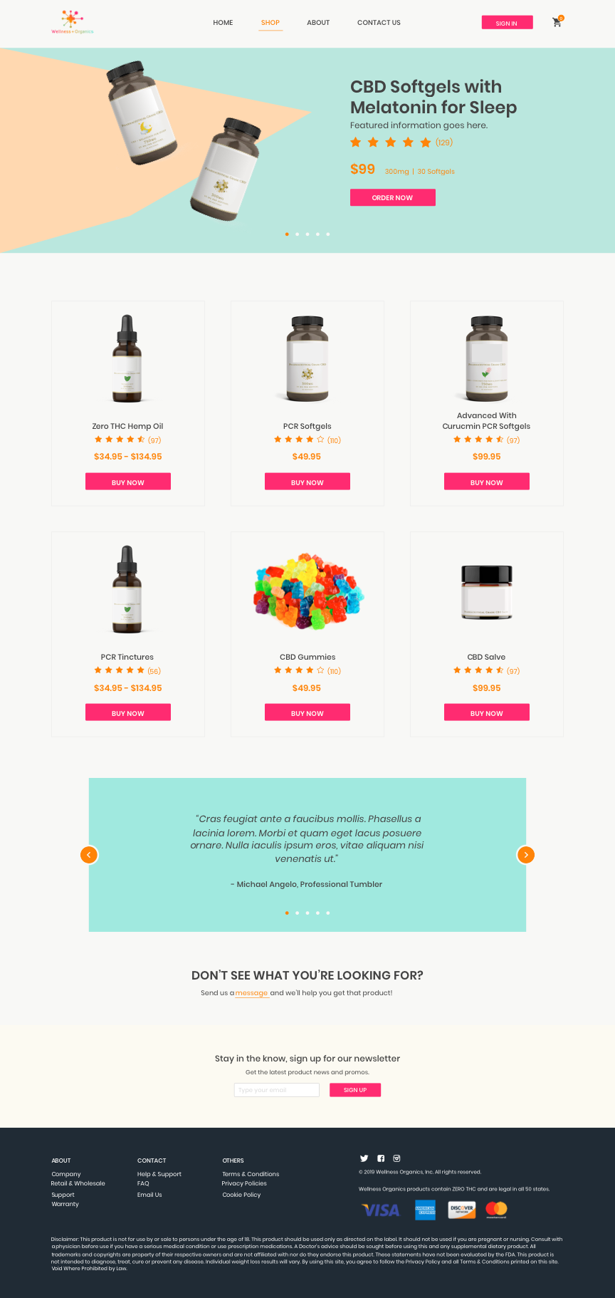 Wellness Organics Showcase 2